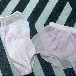 Pink Capezio Toddler Dance Set | Mirella Leotard 2-4T + Capezio Skirt